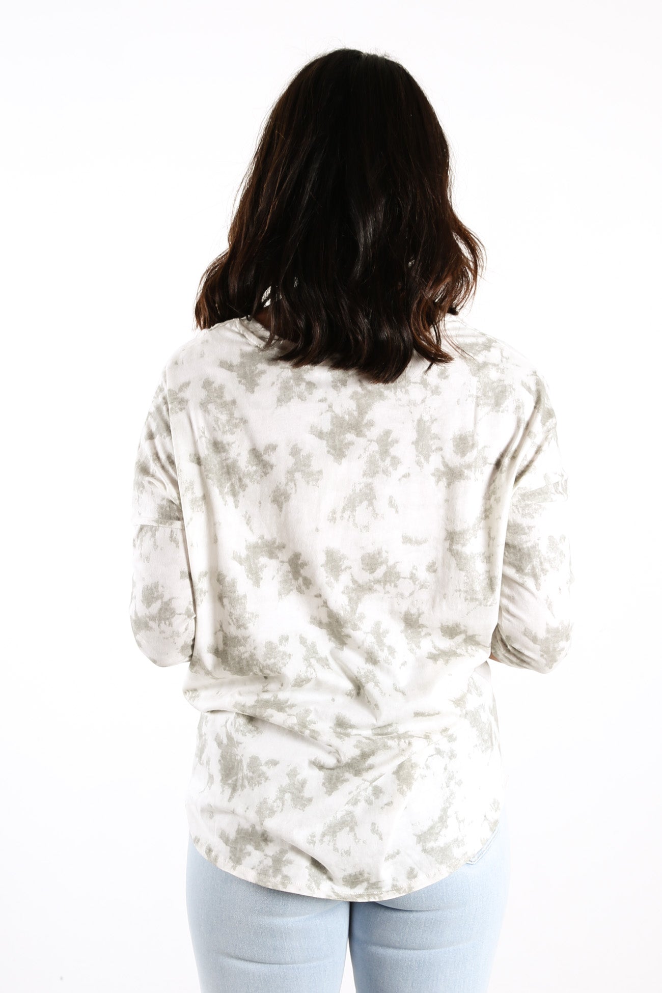 Ivy Knot Top Fern Marble