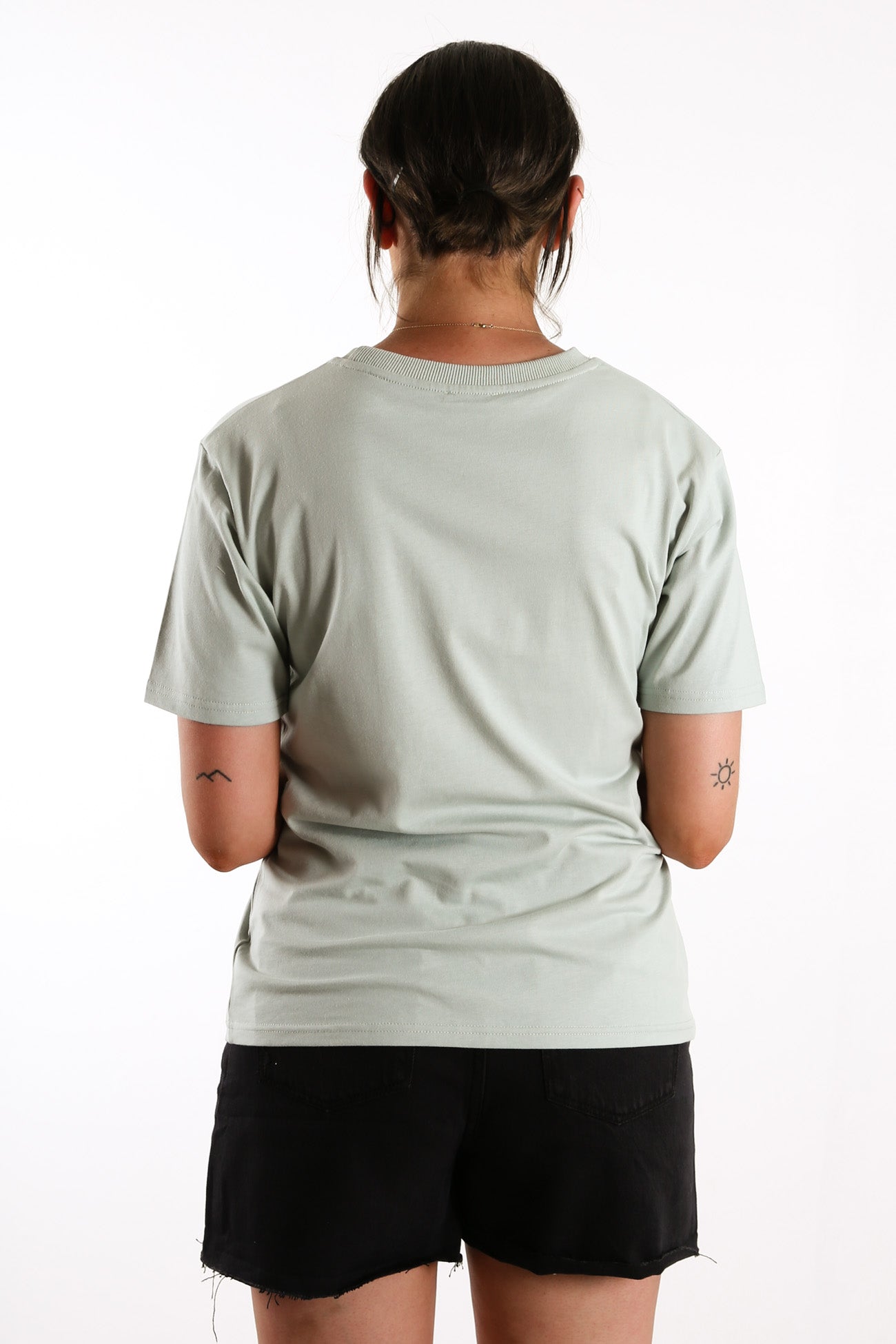 JJ Leopard Printed Tee Sage