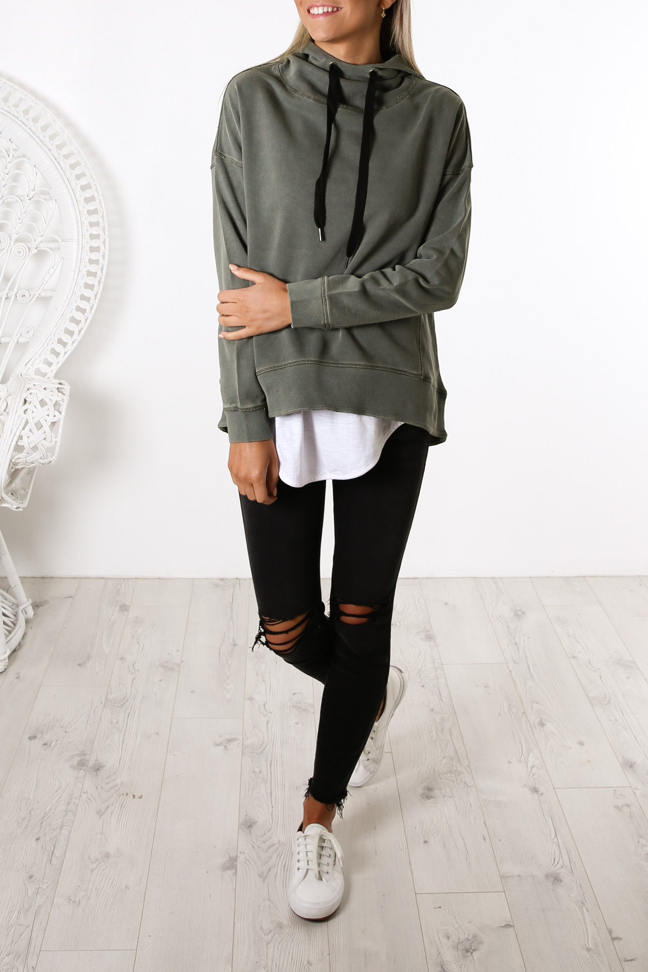 Jasmine Hoodie Khaki