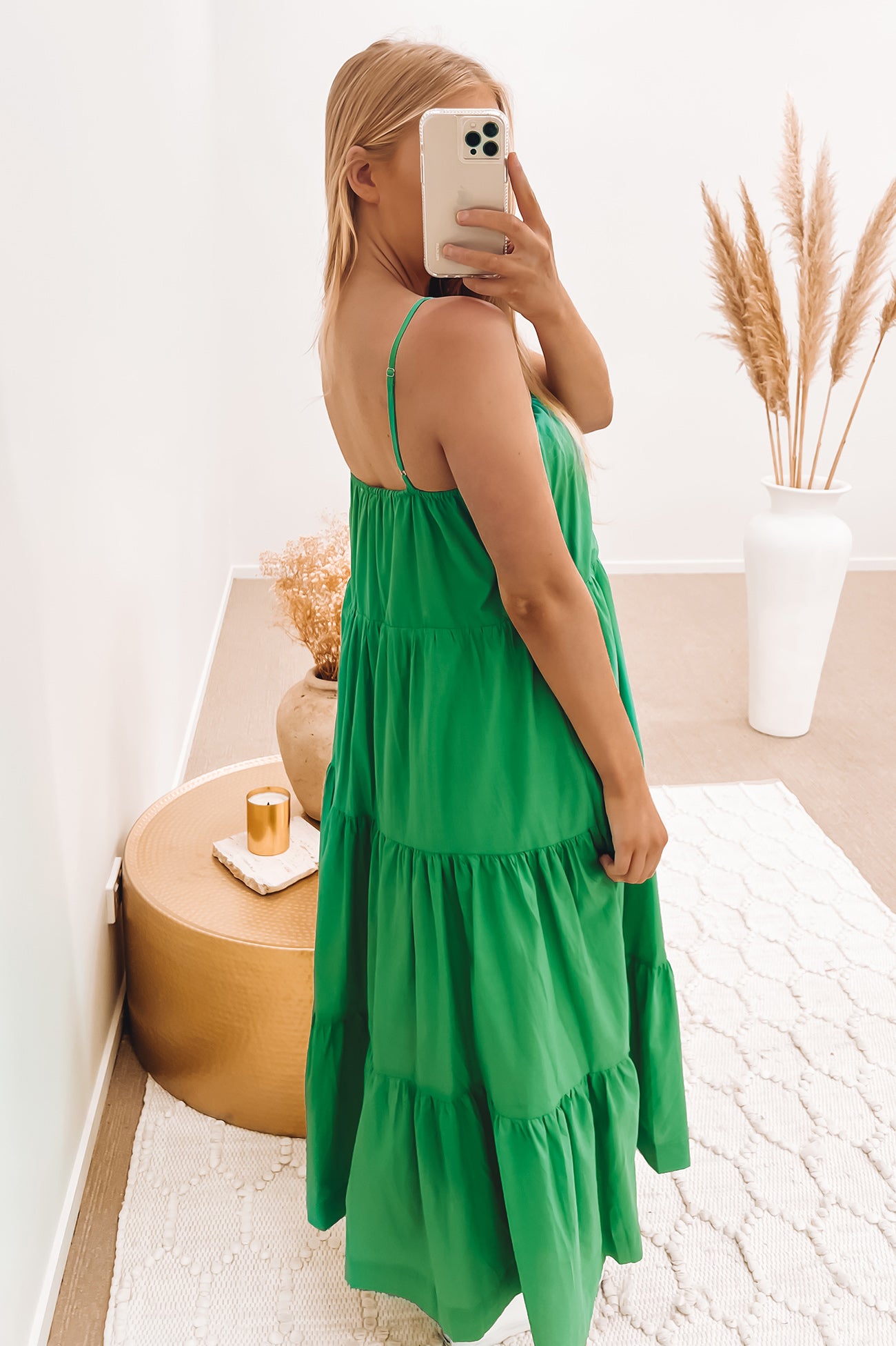 Javier Midi Dress Green