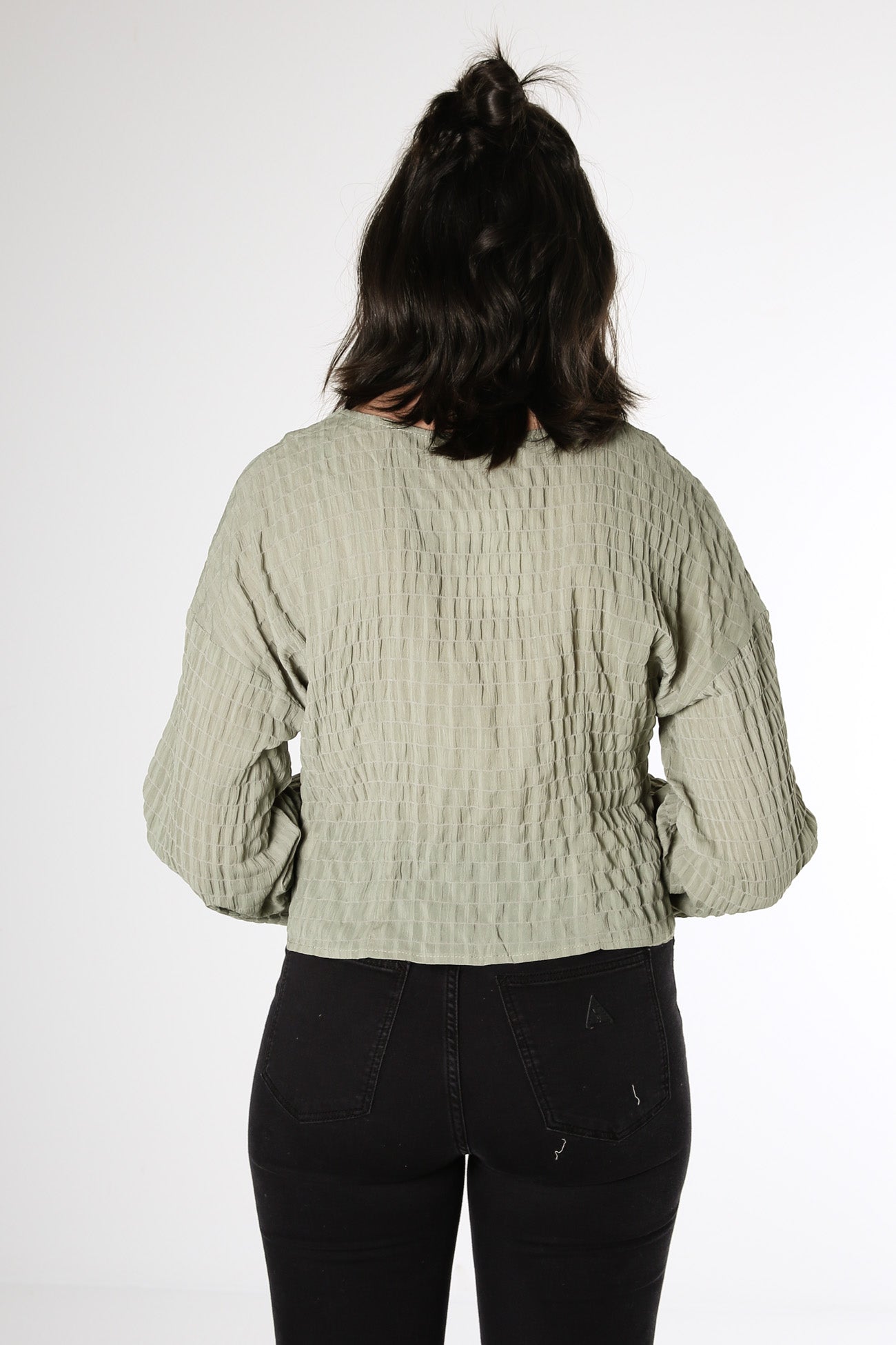 Just In Time Top Green