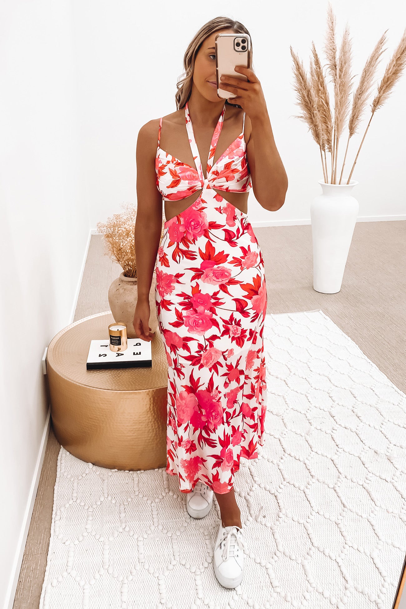 Justice Midi Dress Pink