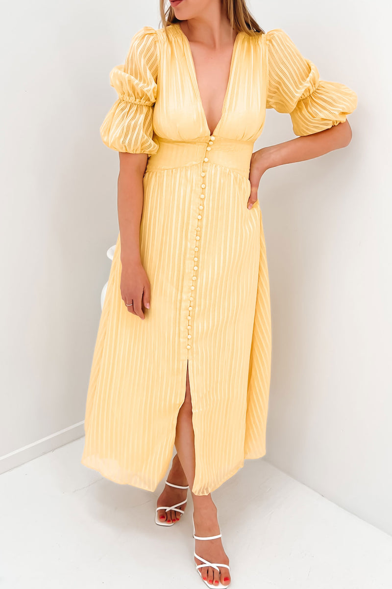 Katherine Maxi Dress Yellow