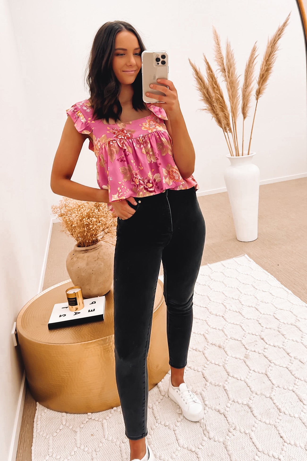 Kaylee Crop Top Floral