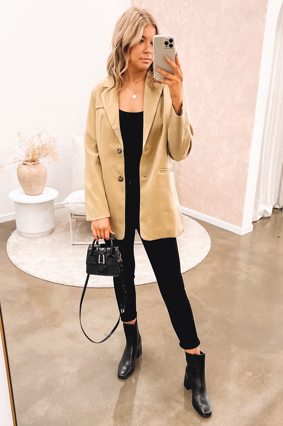Oversized blazer camel hotsell