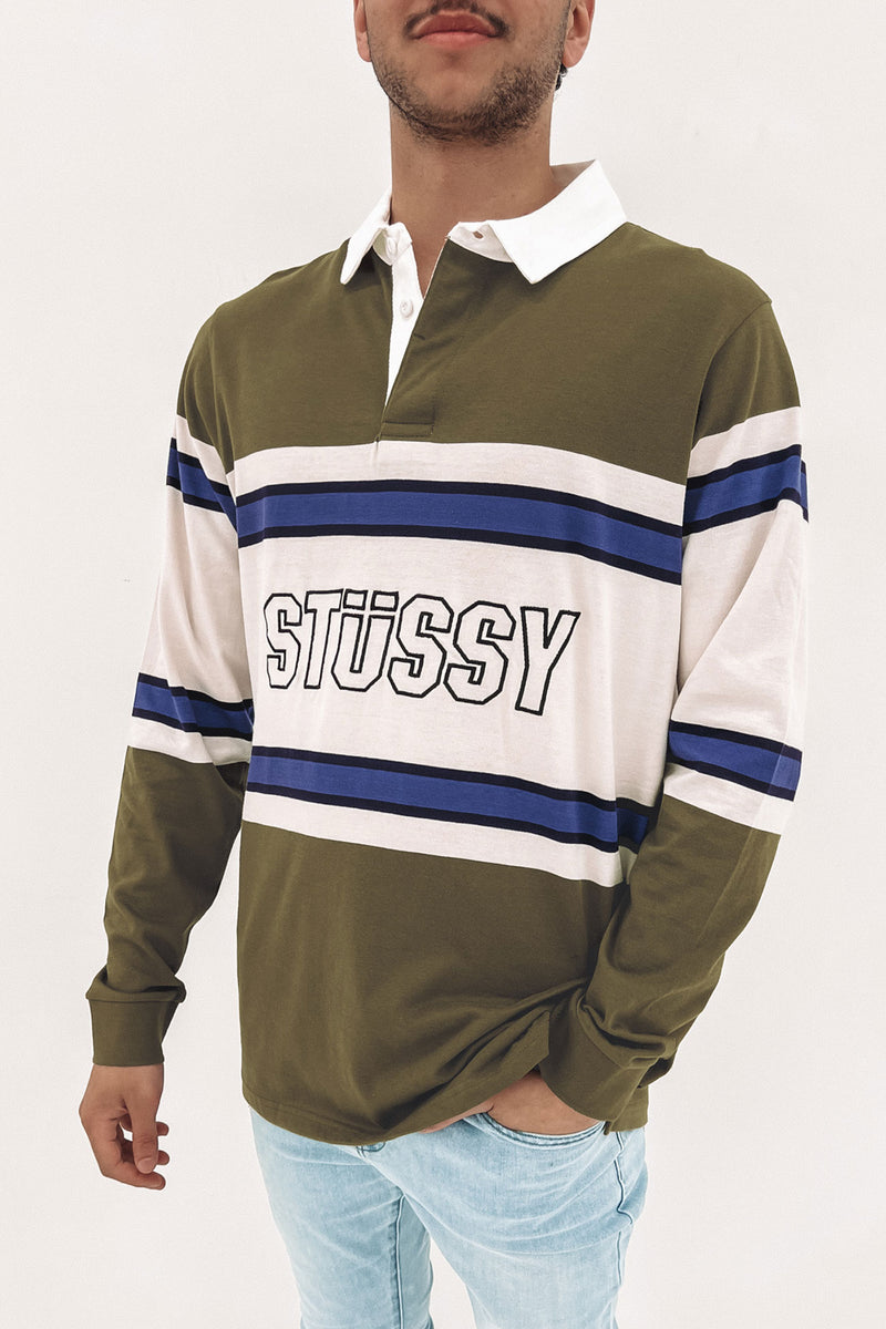 Keyline Long Sleeve Rugby Army Green