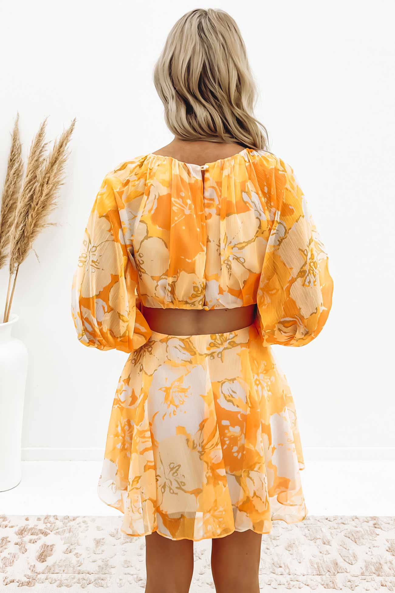 Lanah Mini Dress Yellow