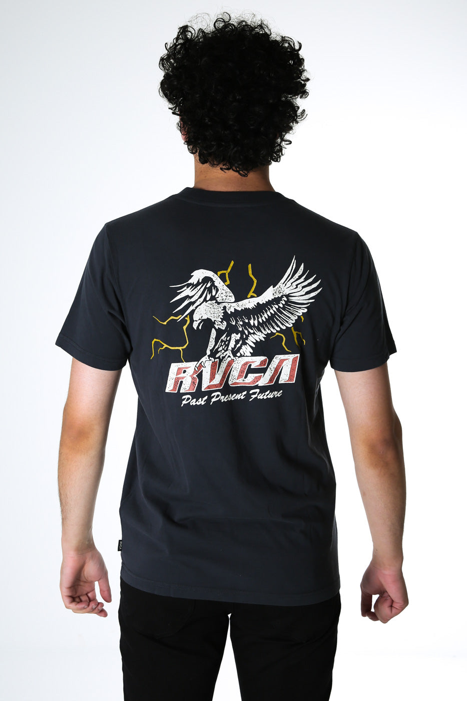 Land Of The Free Short Sleeve Tee Washed Black