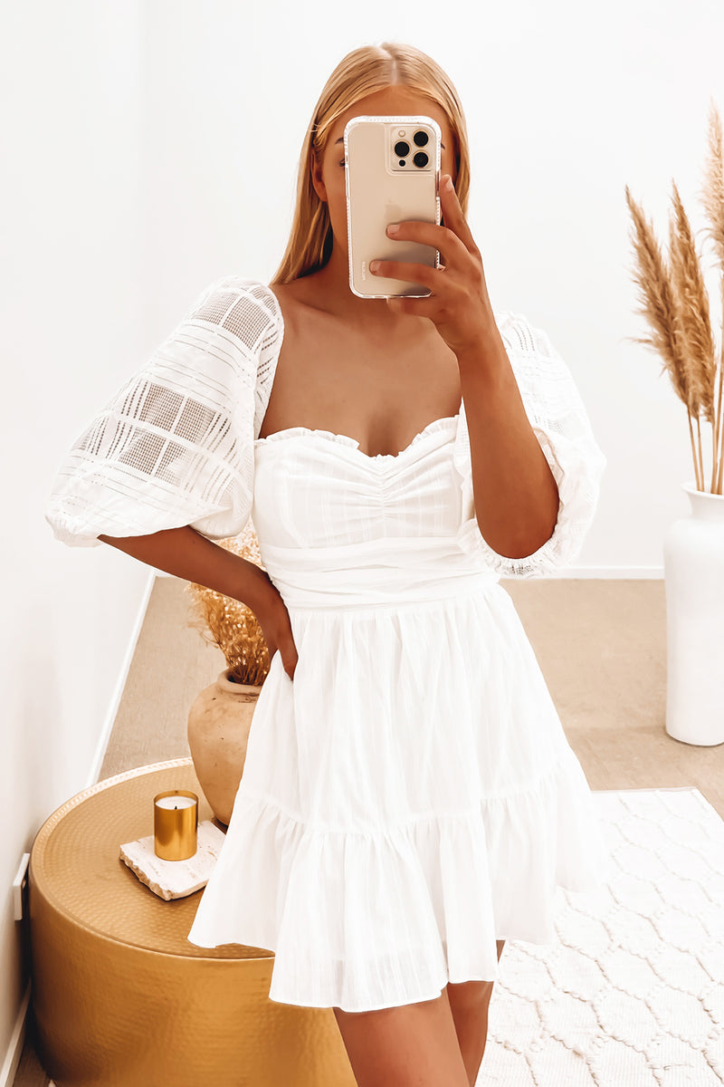 Layla Mini Dress White