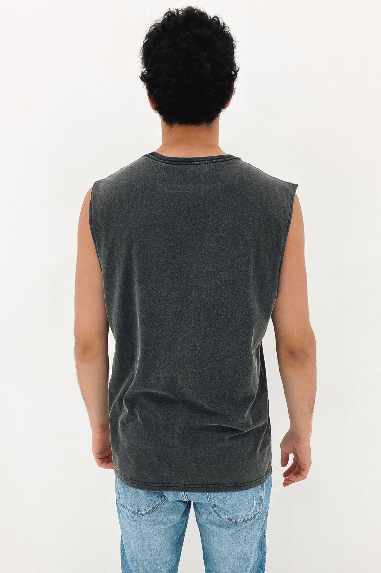 Left For Dead Muscle Tee Vintage Black