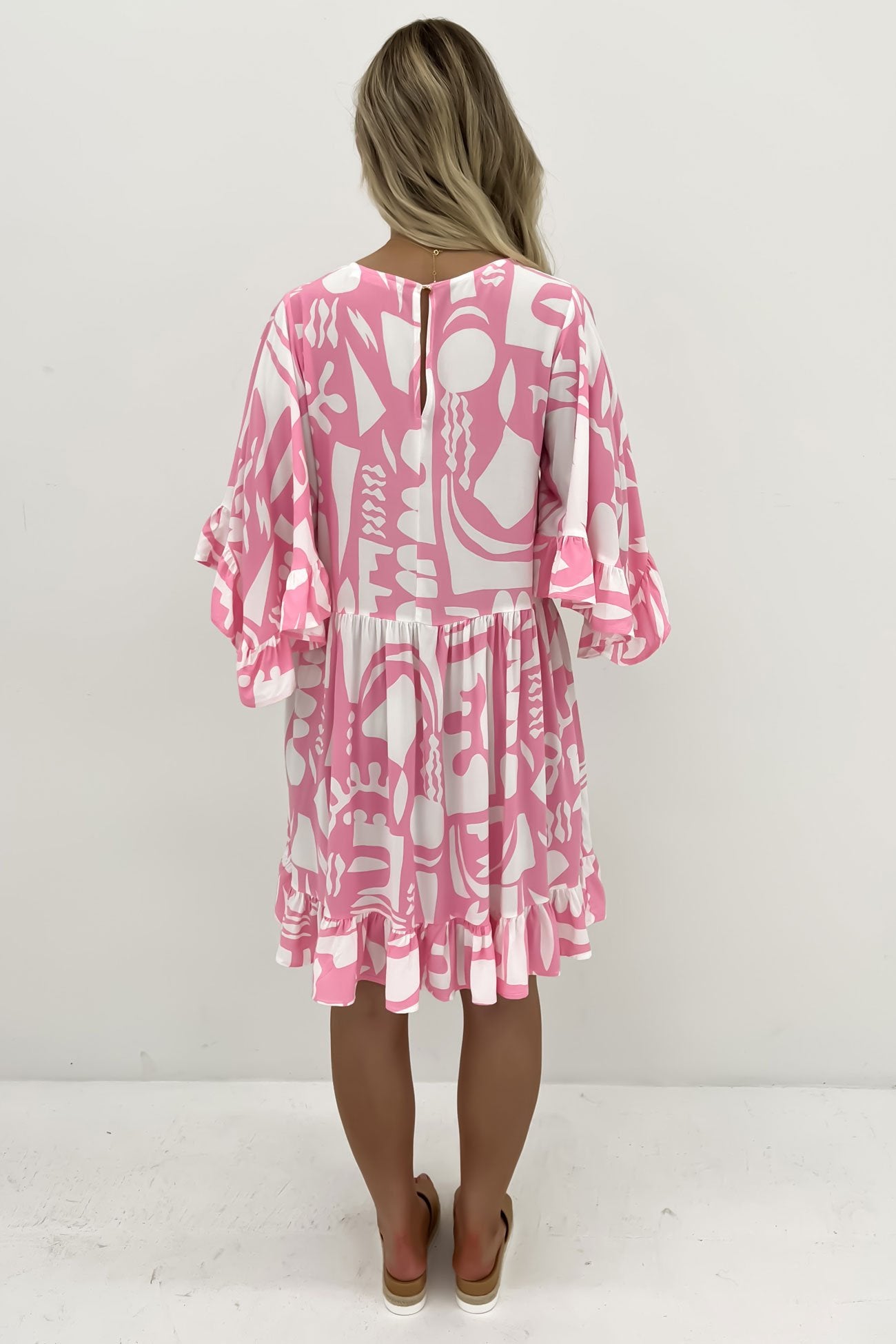 Leland Mini Dress Pink Vienna