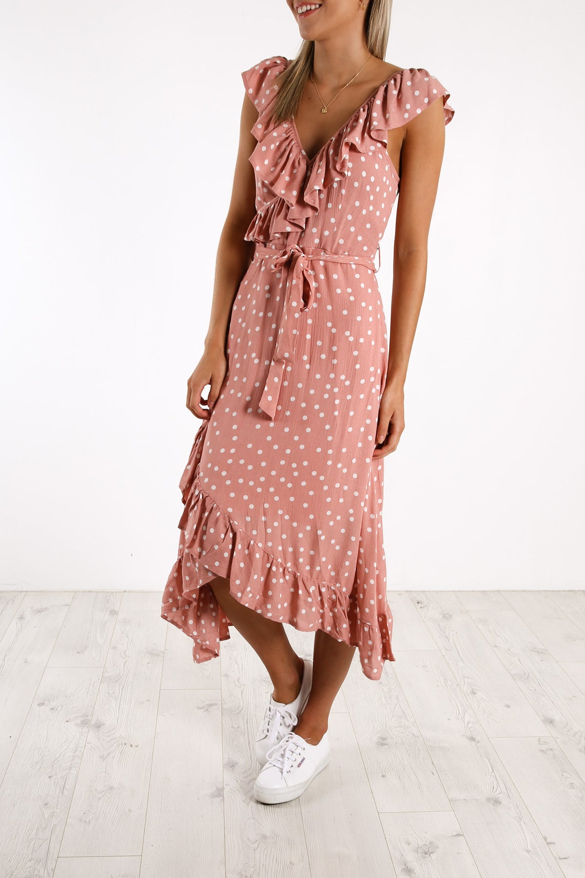 Lilo Dress Pink Spot