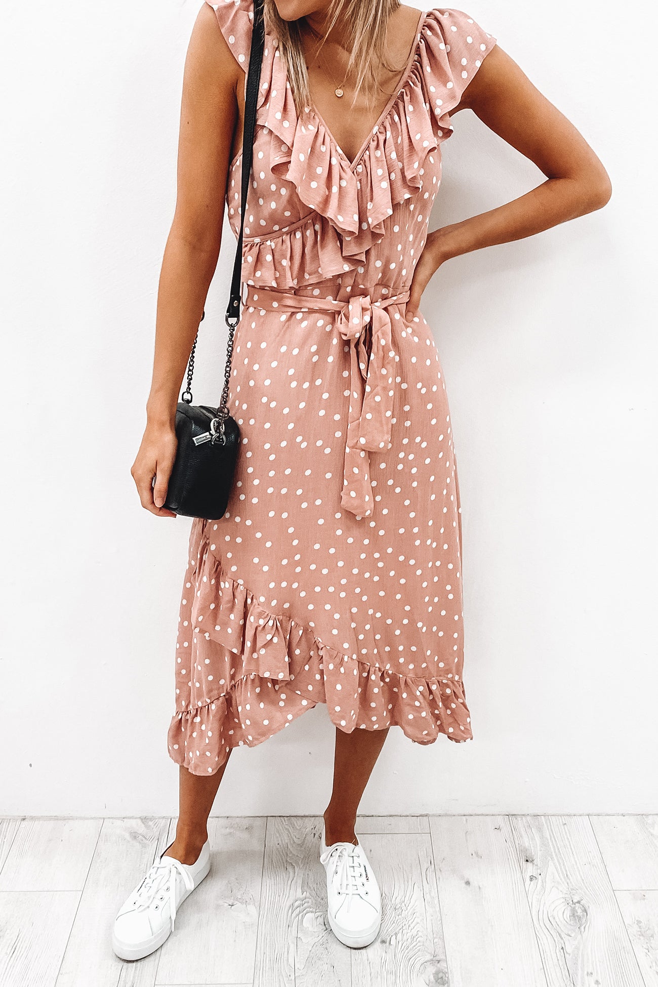 Lilo Dress Pink Spot