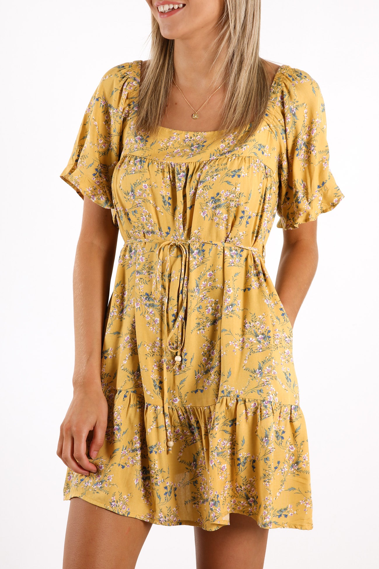 Lola Dress Mustard
