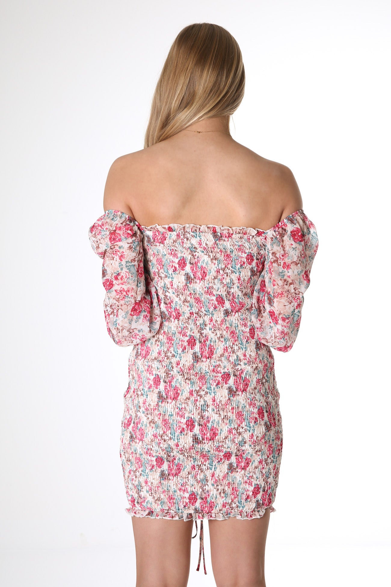 Loretta Dress Pink Floral