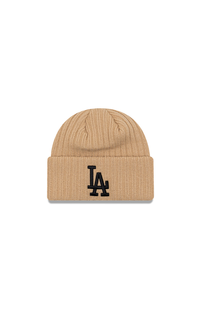 Los Angeles Dodgers Beanie Camel