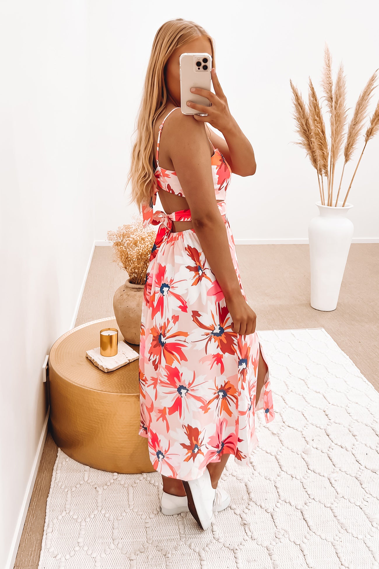 Lucas Midi Dress Pink