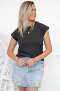 Lucy Tee Charcoal