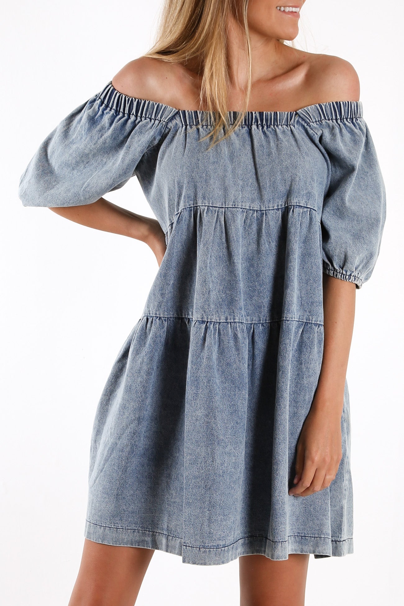 Mae Dress Blue