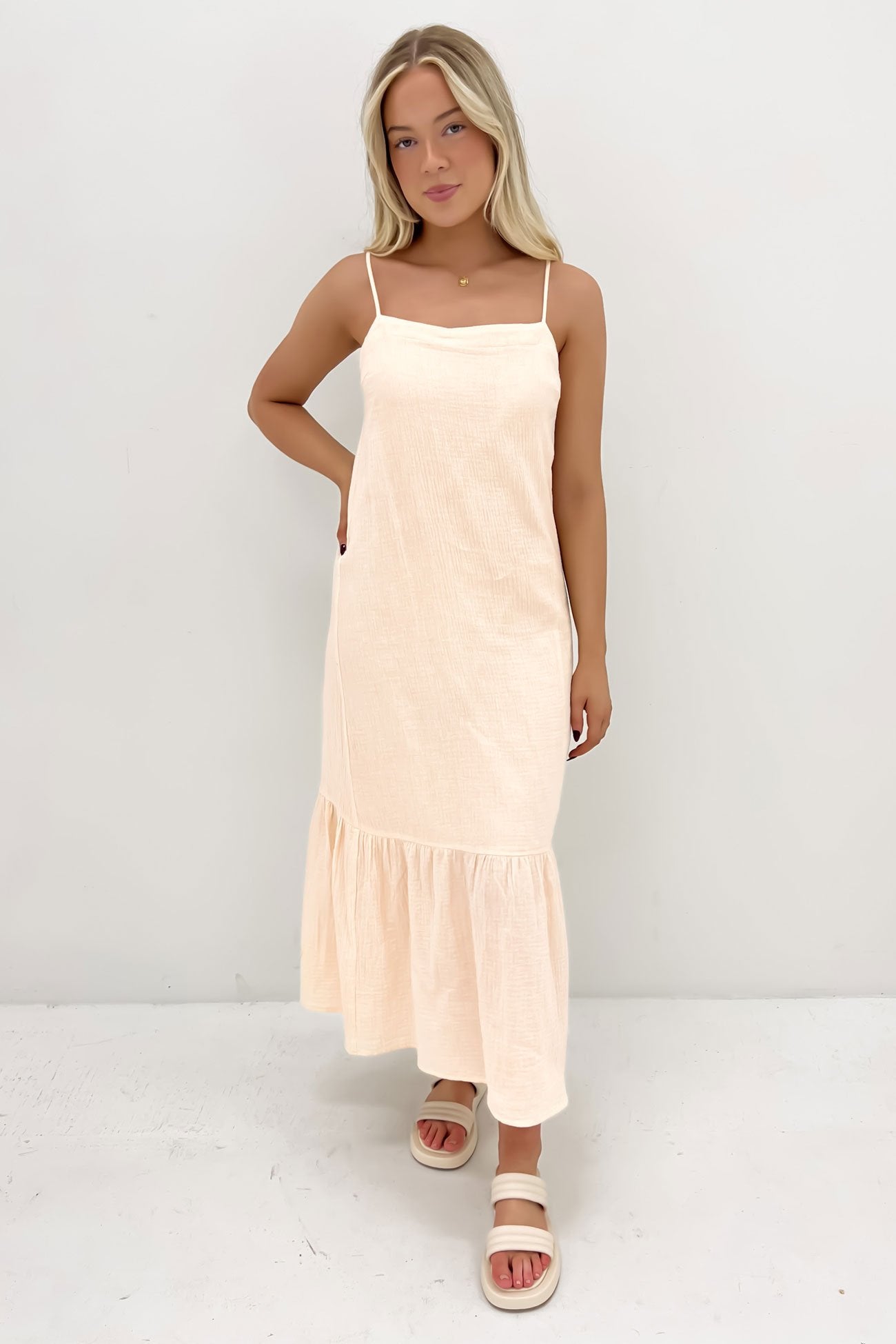 Mahlia Maxi Dress Lemon