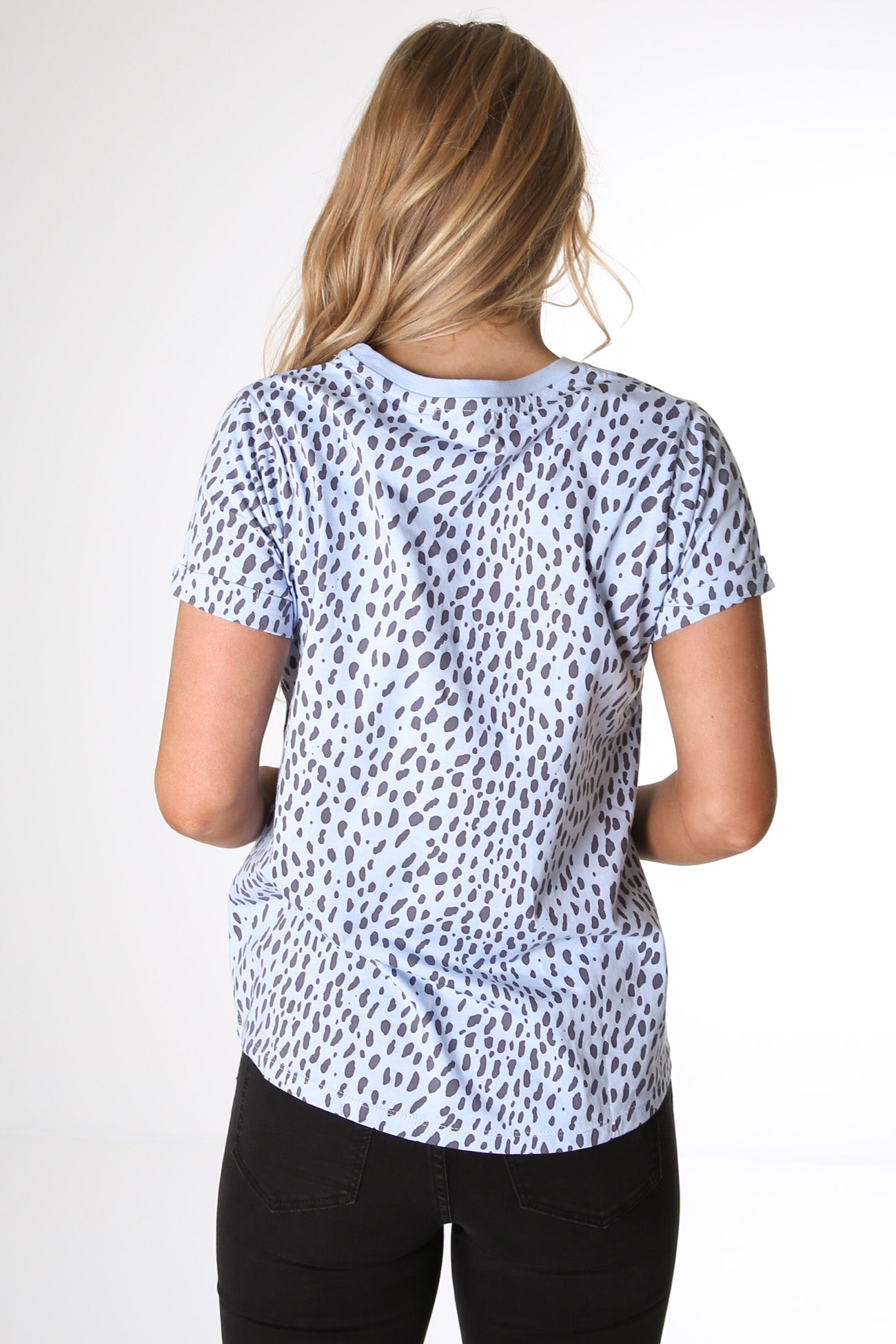 Marlo Tee Blue Leopard
