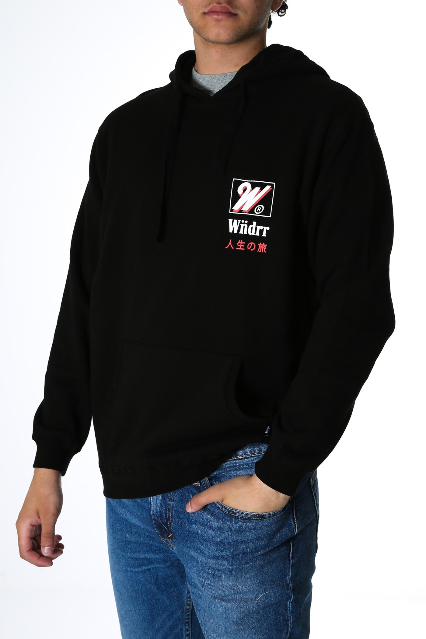 Maxwell Hood Sweat Black