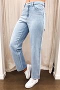 Mid Rise Vintage Straight Jean 1984 Blue