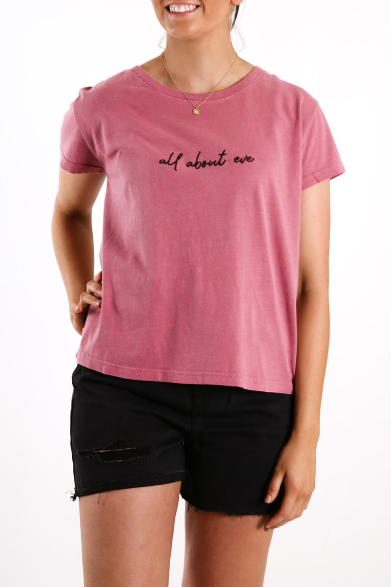Mika Relaxed Tee Rose