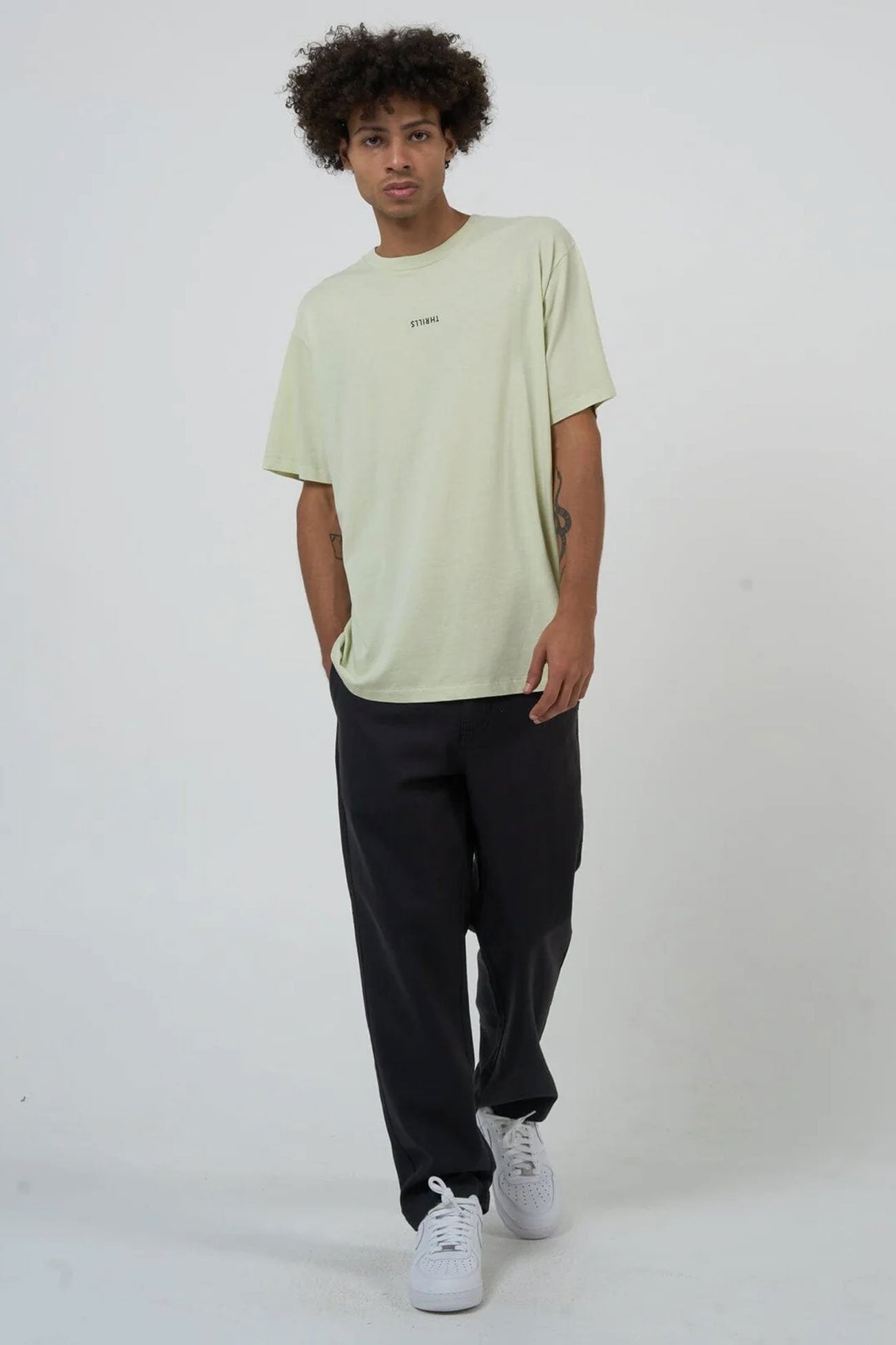 Minimal Thrills Merch Fit Tee Pistachio