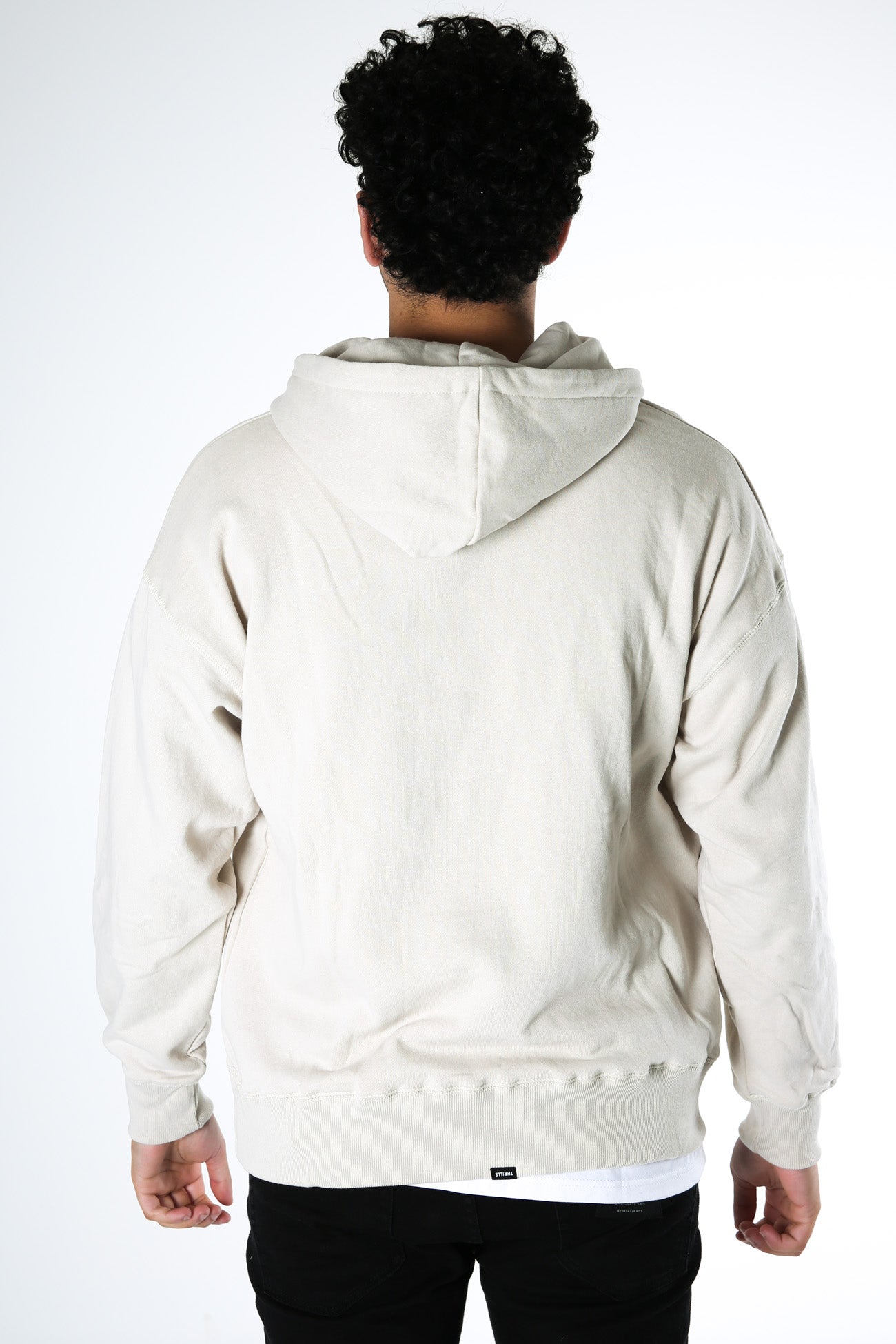 Minimal Thrills Slouch Pull On Hood Cement