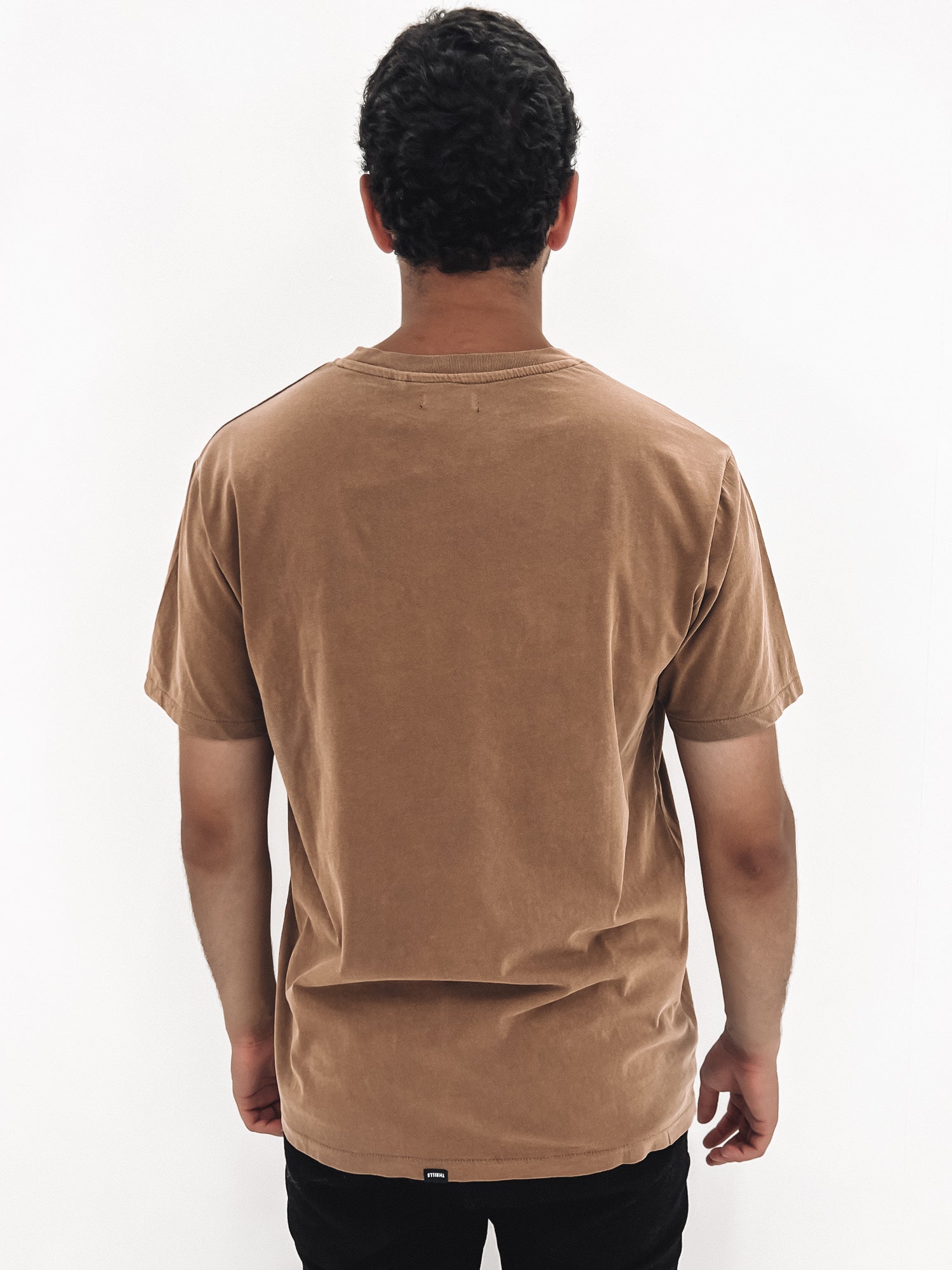 Minimal Thrills Merch Fit Tee Walnut