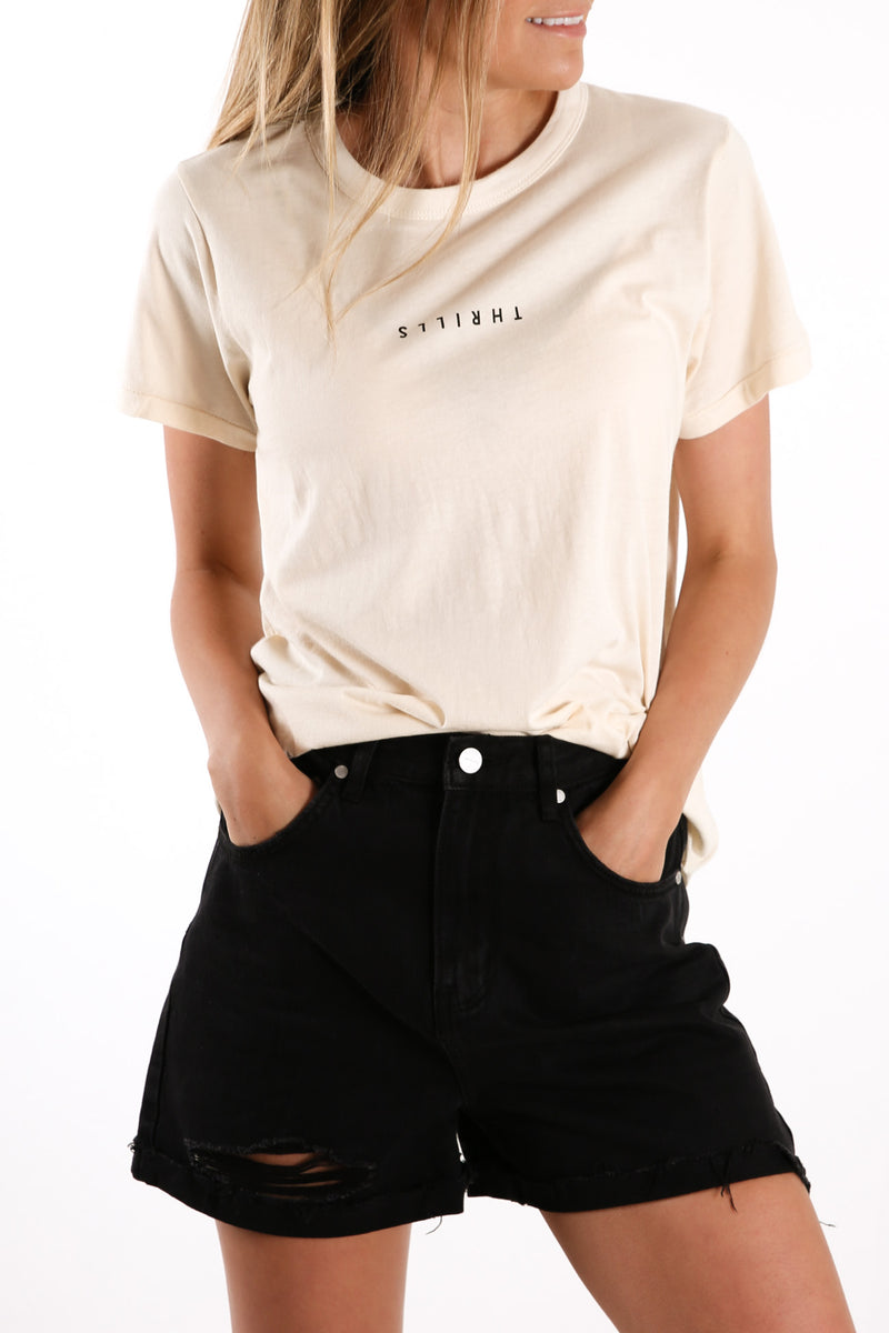 Minimal Thrills Relaxed Tee Unbleached