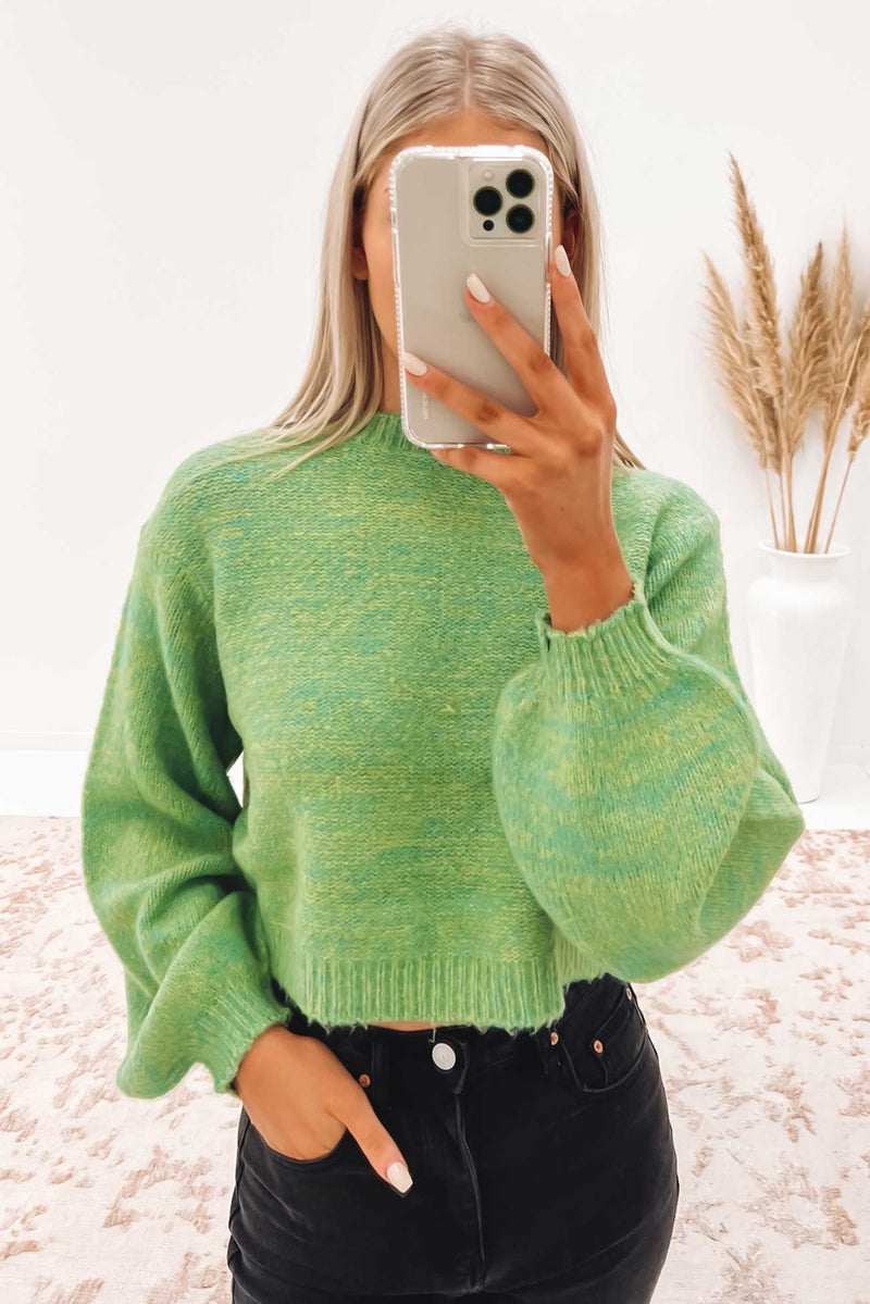 Montana Knit Sweater Green