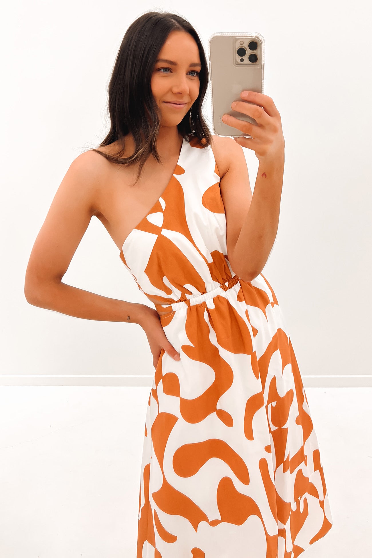 Morgan Maxi Dress Rust