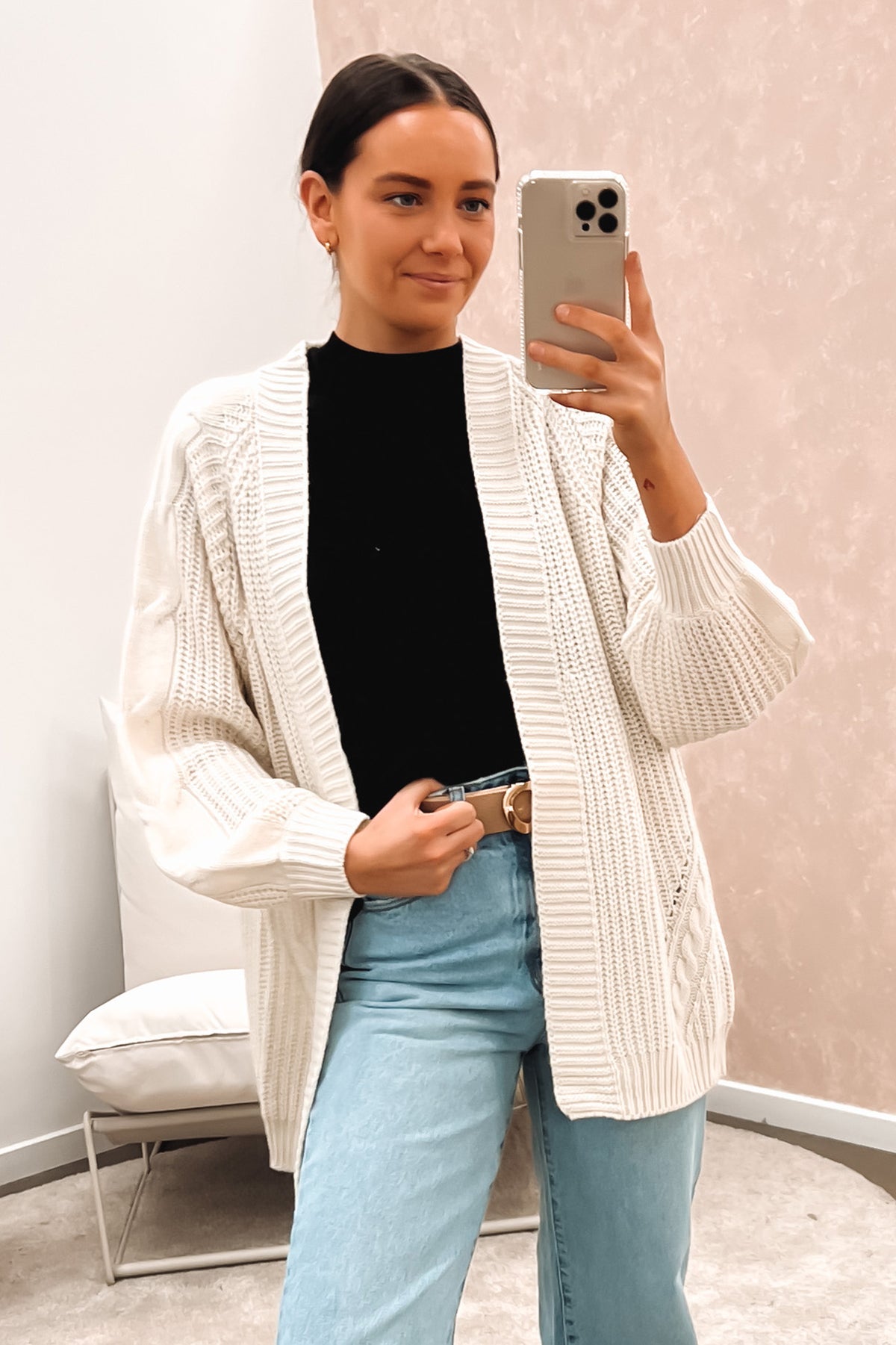 Longline knit best sale