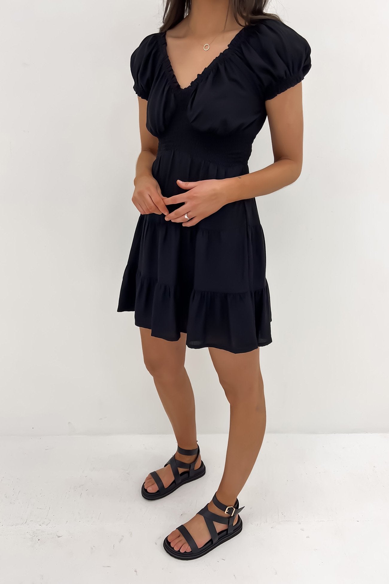 Natalia Mini Dress Black