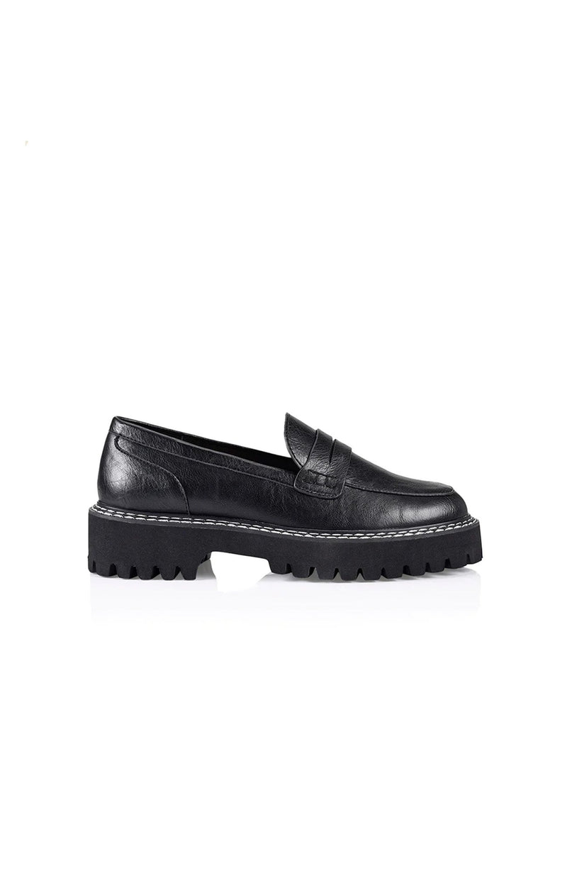 Neo Chunky Loafers Black Smooth