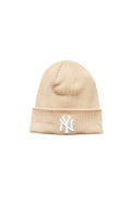 New York Yankees Beanie Camel White