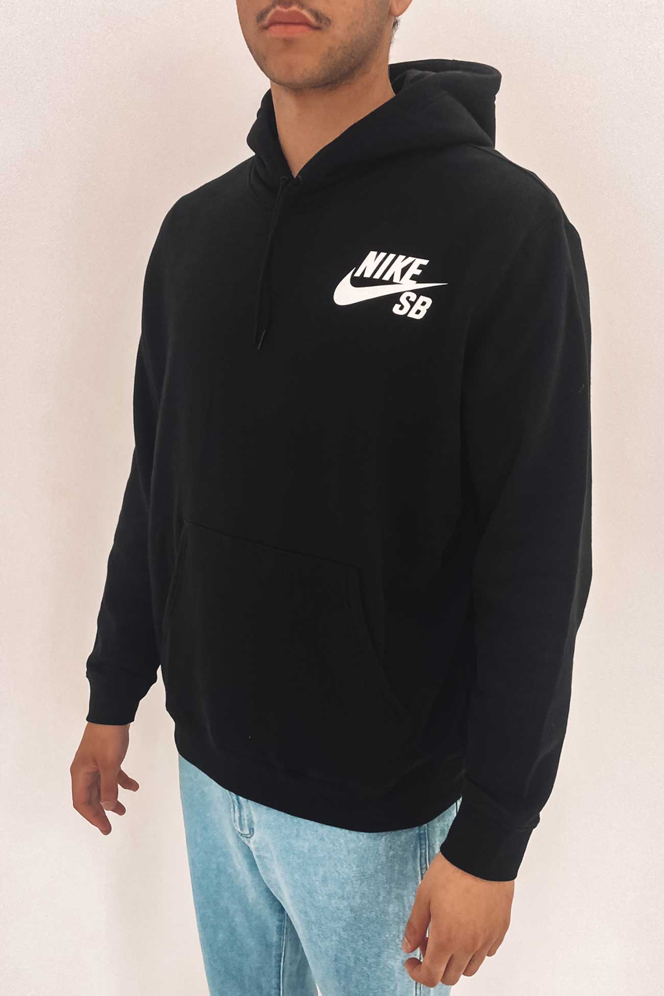 Nike SB Icon Pullover Skate Hoodie Black