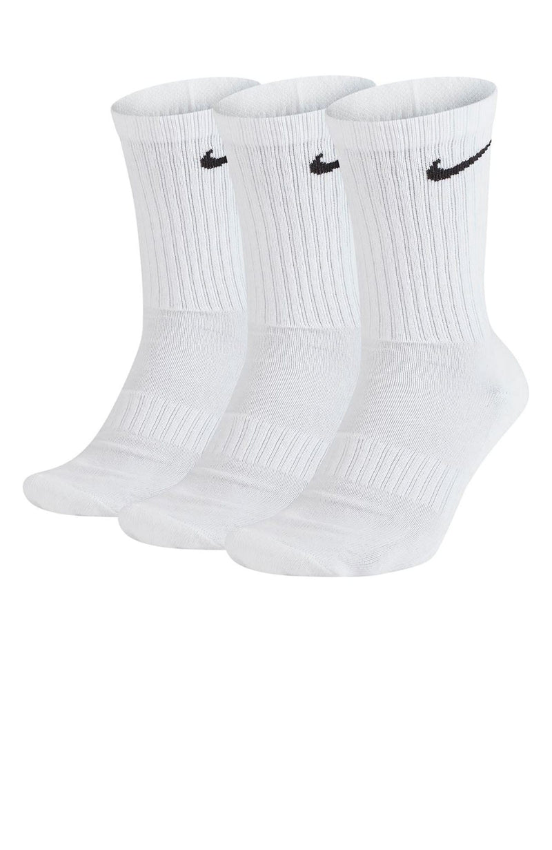 Everyday Cush Crew Sock 3PK White Nike - Jean Jail