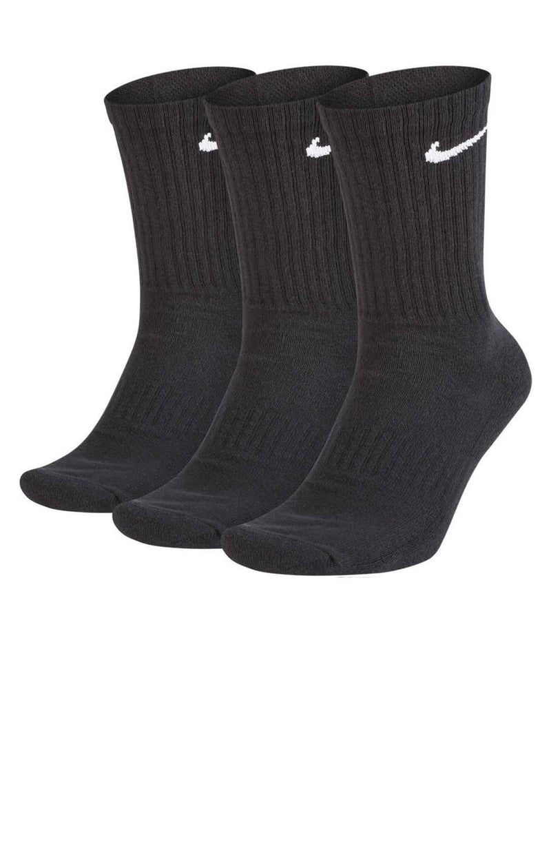 Everyday Cush Crew Sock 3PK Black Nike - Jean Jail
