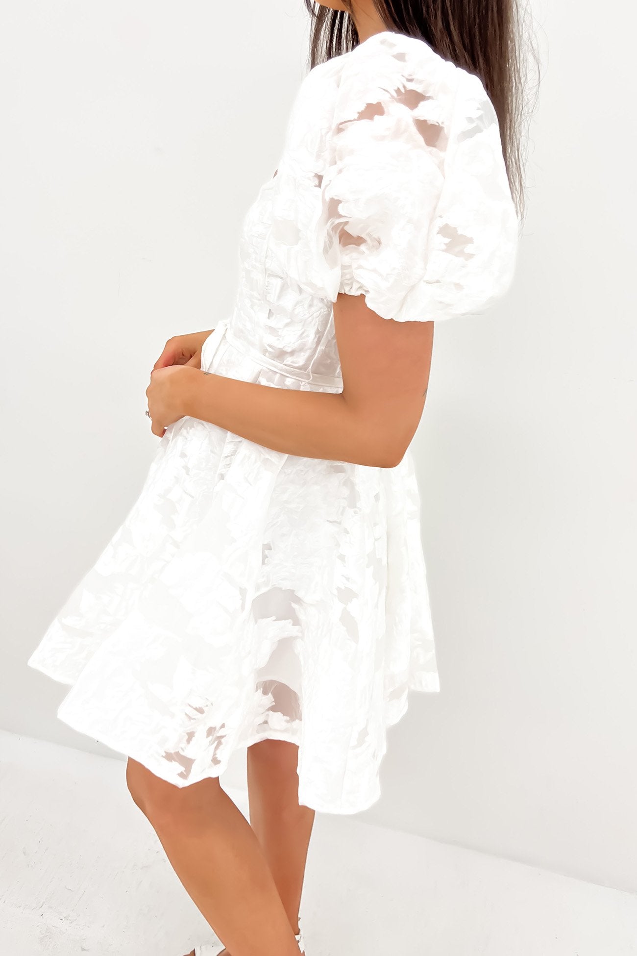 Nya Mini Dress White