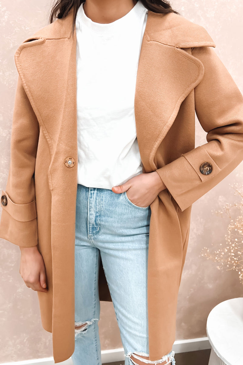 Odette Coat Camel