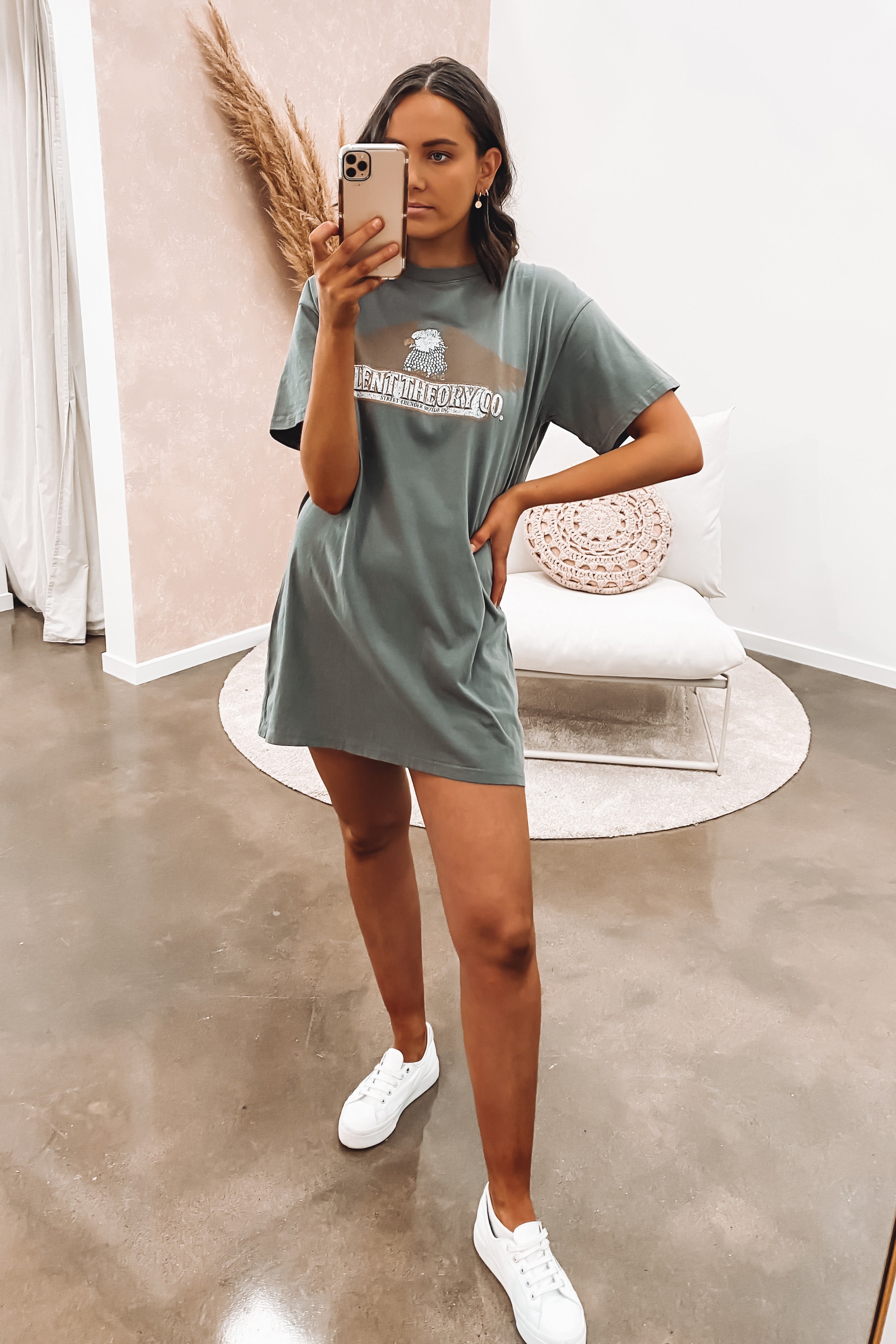 Offline Tee Dress Coal