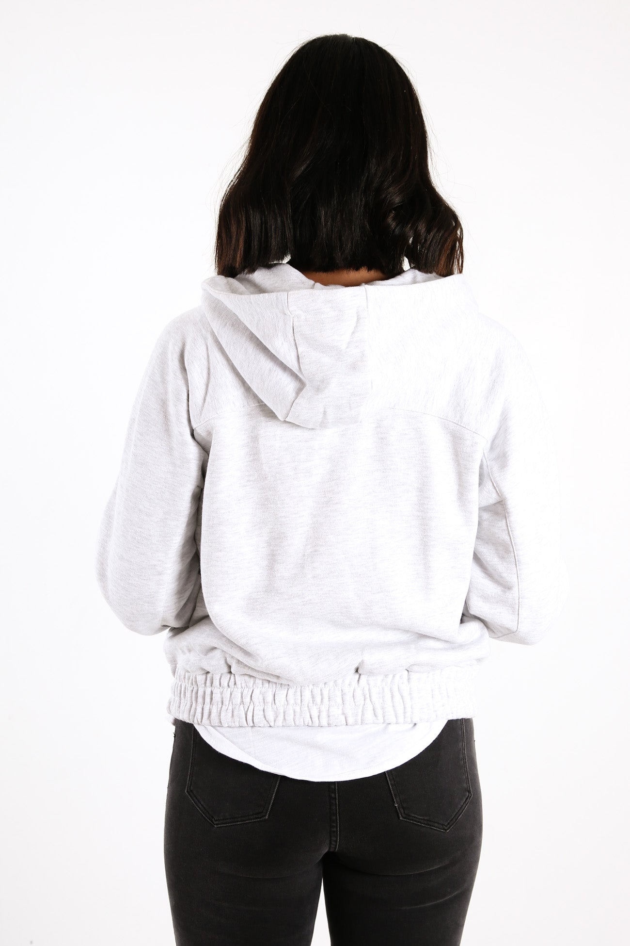Old School Hoody Snow Marle