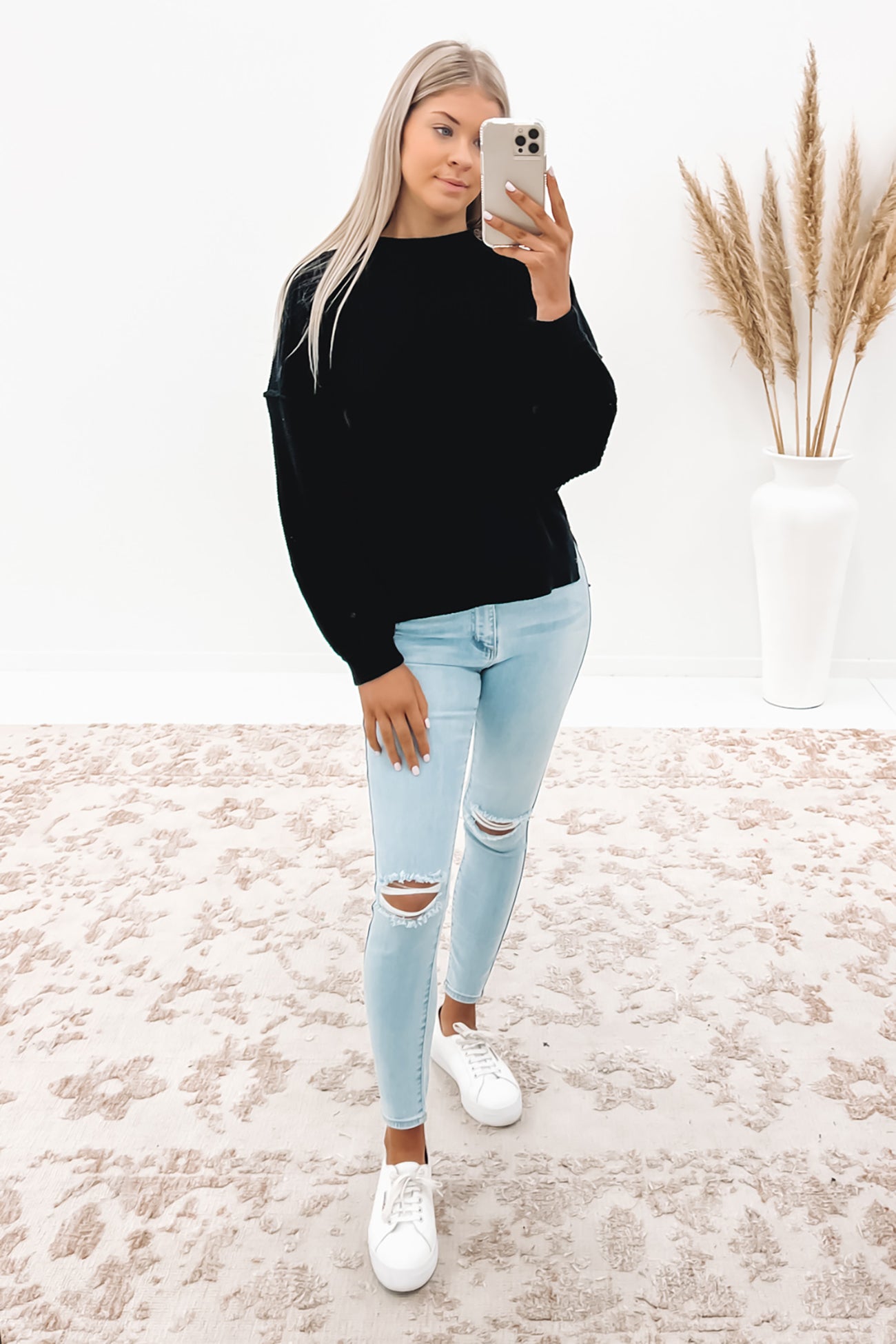 Ollie Knit Black