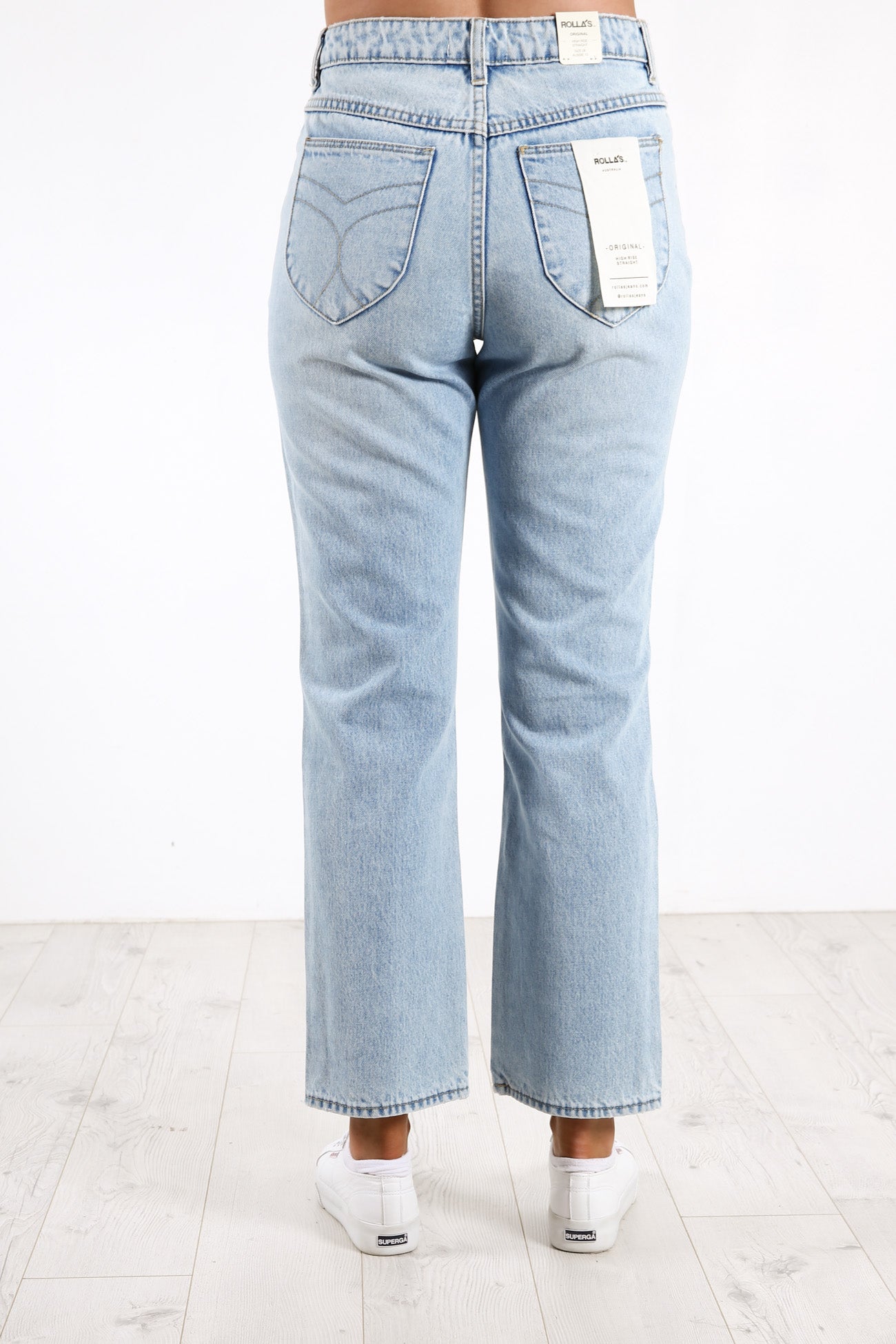 Original Straight Jean Sunbleach Worn