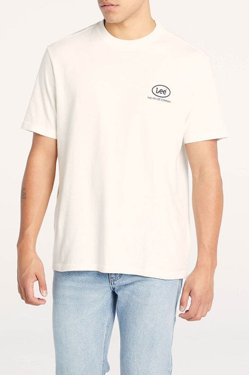 Oval Relaxed Tee Vintage White