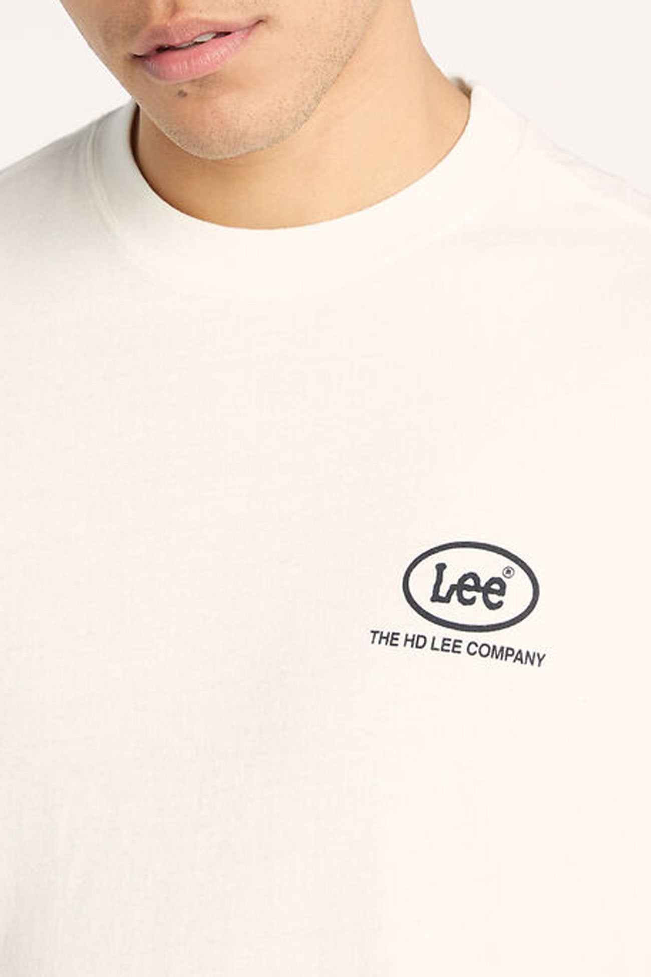 Oval Relaxed Tee Vintage White