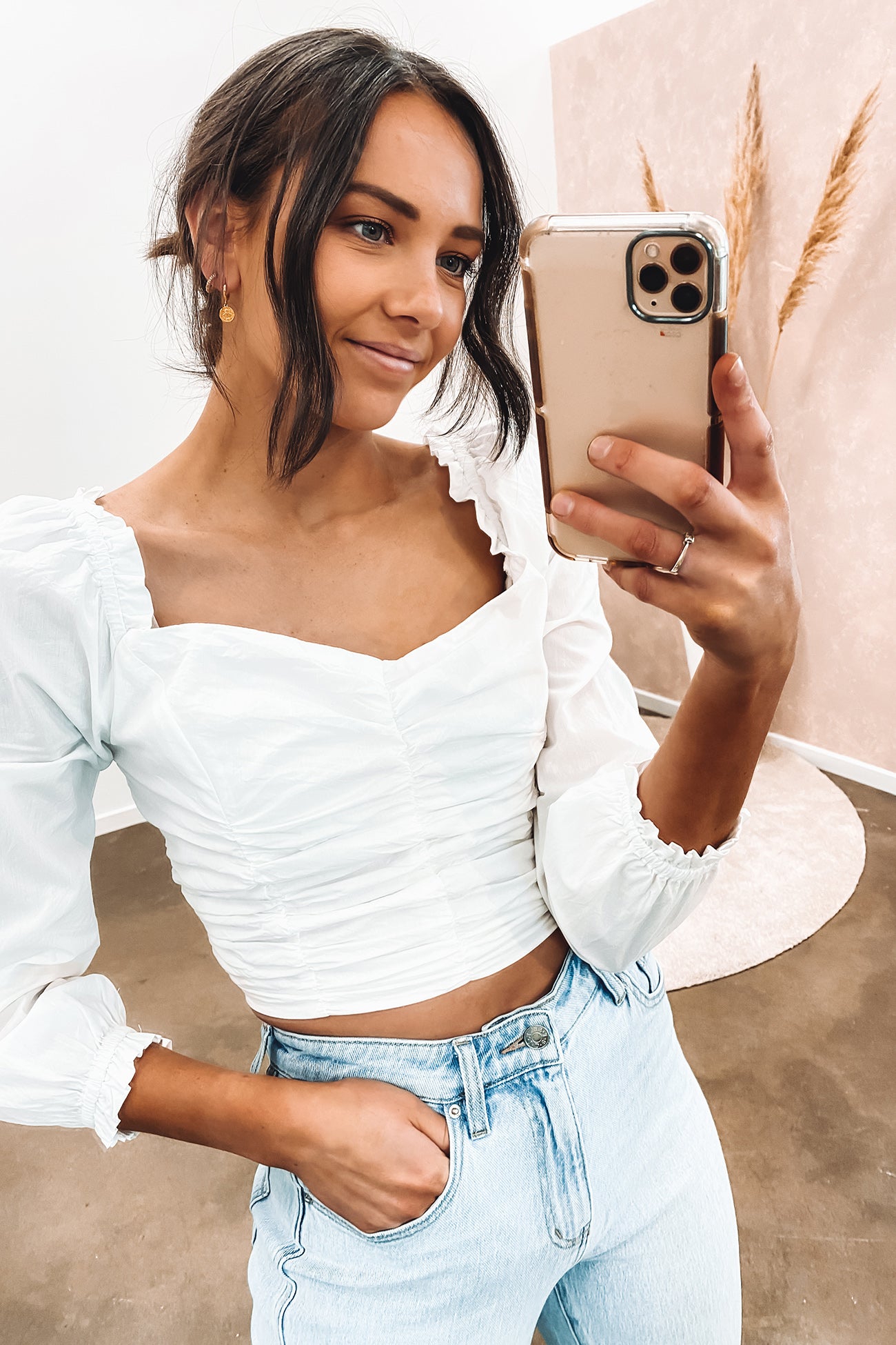 Peggy Top White